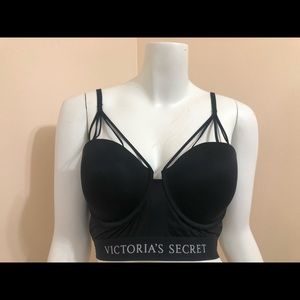 Victoria secret bra with corset - black